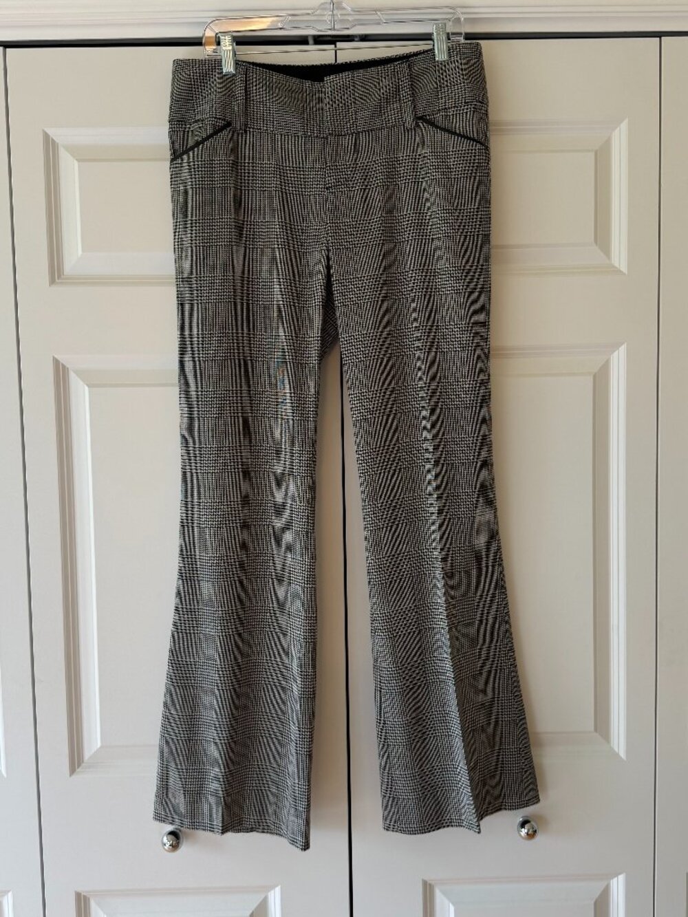 Alice + Olivia Gray Plaid Tailored Pants Size 10